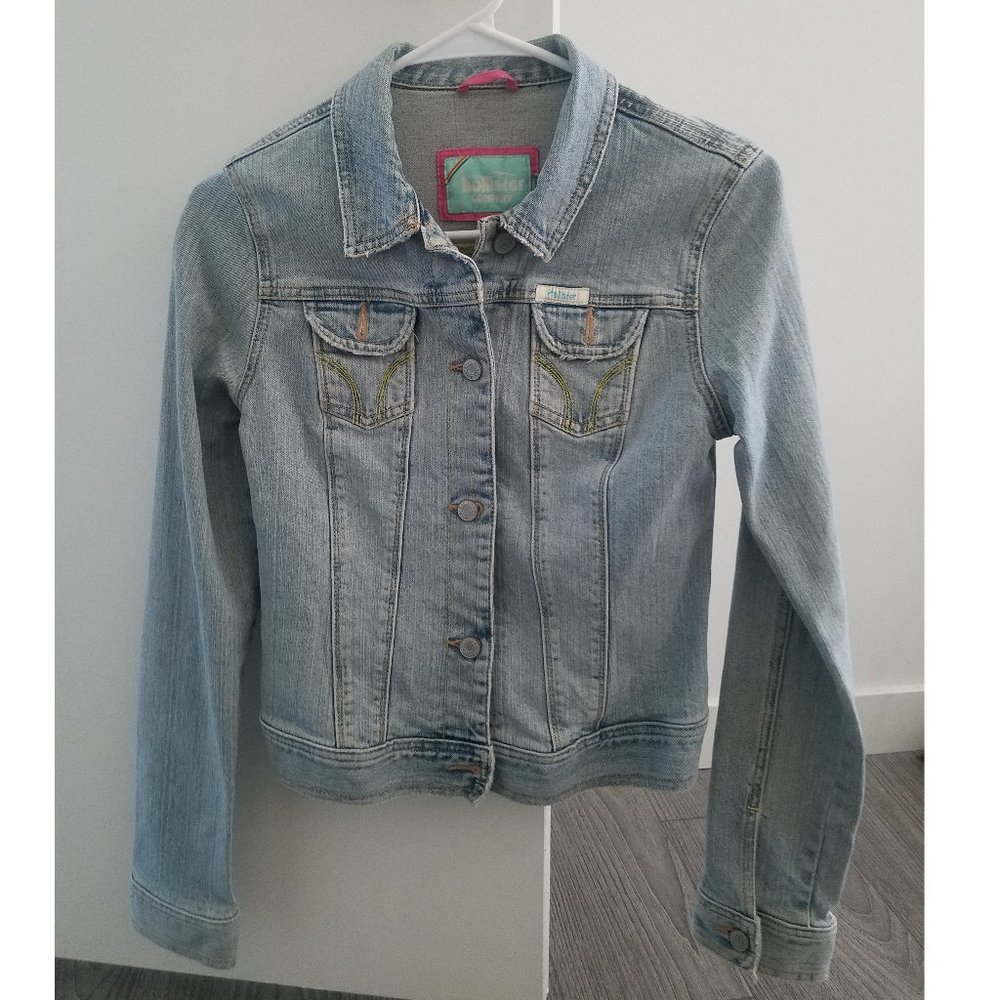 Women's Hollister Light Wash Demin Jacket Size M